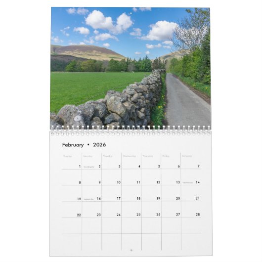 British Landscapes 2026 calendar Kalender (Feb 2026)