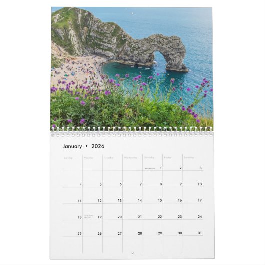 British Landscapes 2026 calendar Kalender (Jan 2026)