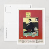  British London theater play advertentie Briefkaart (Voorkant / Achterkant)