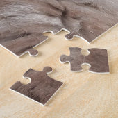 British Longhair Cat - Chocolate, Silver Tabby Legpuzzel (Zijkant)