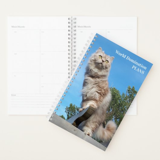 British Longhair Cat World Domination Planner (Display)