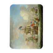 British Mannen-of-War and a Sloop, c.1720-30 (olie Magneet (Verticaal)
