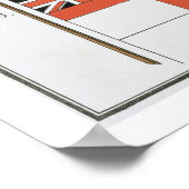 British Maritime Flags uit een Frans vlagboek Poster (Hoek)