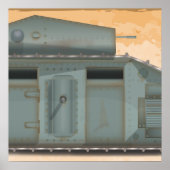 British Mark 1 Tank Poster (Voorkant)