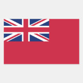 British Merchant Navy Red Ensign Sticker (Voorkant)
