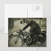 British Motorcycle  begin jaren 1900 Briefkaart (Voorkant / Achterkant)