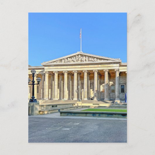 British Museum, Bloomsbury, Briefkaart van het Ver (Voorkant)