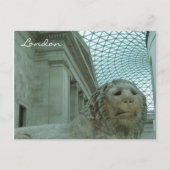 british museum lion briefkaart (Voorkant)