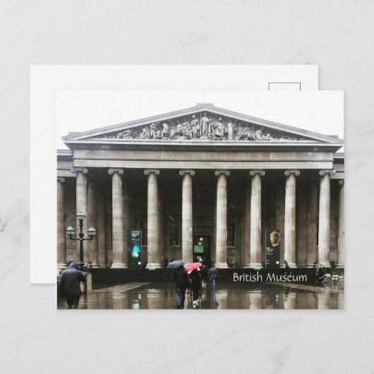 British Museum - Londen Briefkaart (Voorkant / Achterkant)