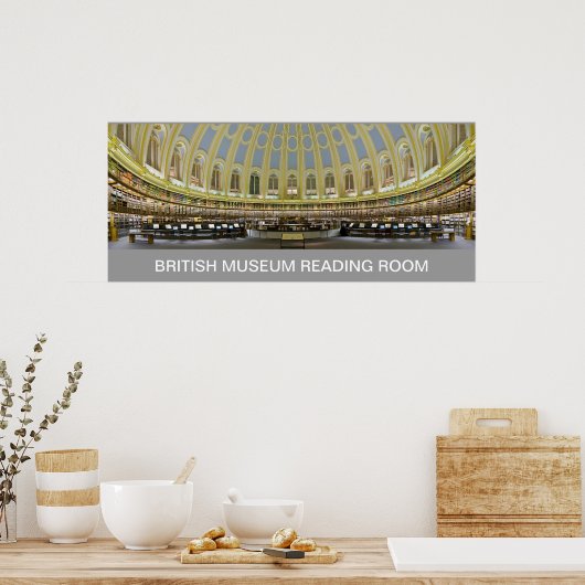 British Museum Reading Room England UK VANAF 8.99 Poster (Keuken)