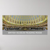 British Museum Reading Room England UK VANAF 8.99 Poster (Voorkant)