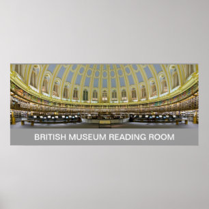British Museum Reading Room England UK VANAF 8.99 Poster