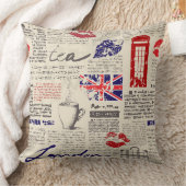 British newspaper pattern kussen (Deken)