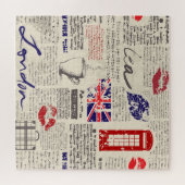 British newspaper pattern legpuzzel (Horizontaal)