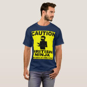British Ninja T-shirt (Voorkant volledig)