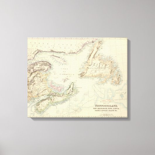 British North America 2 Canvas Afdruk (Voorkant)