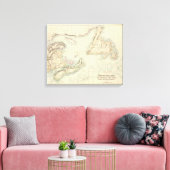 British North America 2 Canvas Afdruk (Insitu (Woonkamer))