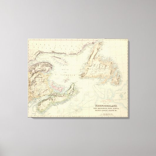 British North America 2 Canvas Afdruk (Voorkant)