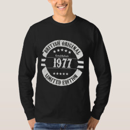 British Original 1977, beperkte editie! T-shirt