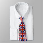 British Patriot Stropdas<br><div class="desc">Stropdas die de vlag van de Unie Jack/British gebruikt voor een dag om patriottisme te vieren over het Britse karakter</div>