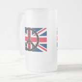 British Peace Skulls Matglas Bierpul (Voorkant links)