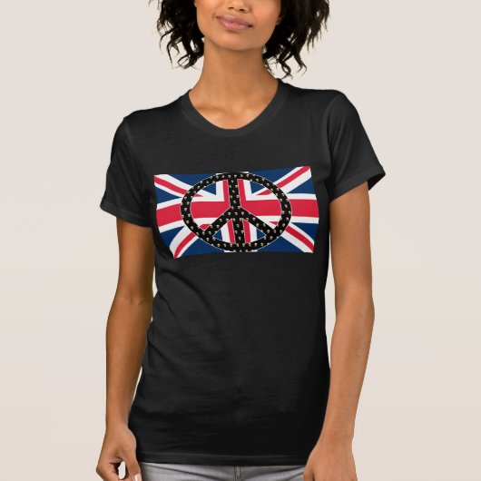 British Peace Skulls T-Shirt (Voorkant)