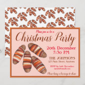 British Pigs in Blankets kerstparty Do Kaart (Voorkant / Achterkant)