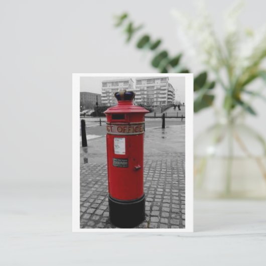 British Pillar box - Liverpool Special 1853 Briefkaart (Staand voorkant)