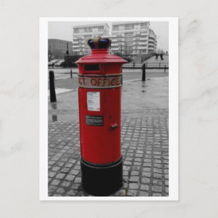 British Pillar box - Liverpool Special 1853 Briefkaart