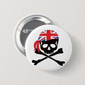 British Pirate Ronde Button 5,7 Cm (Voorkant /achterkant)