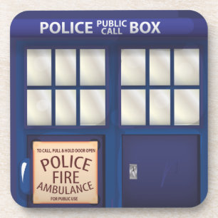British Police Box Drankjes Onderzetter