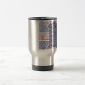 British Police Box en Union Jack Flag geïllustreer Reisbeker (Center)