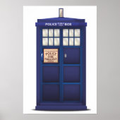 British Police Box Poster (Voorkant)