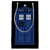 British Police Box - SciFi Geek Gift Public Call Klein Cadeauzakje (Voorkant)