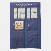 British Police Box Theedoek (Verticaal)