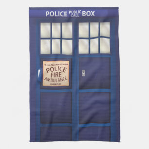 British Police Box Theedoek