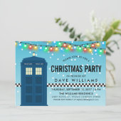 British Police Box Thleot Surprise Party Kaart (Staand voorkant)