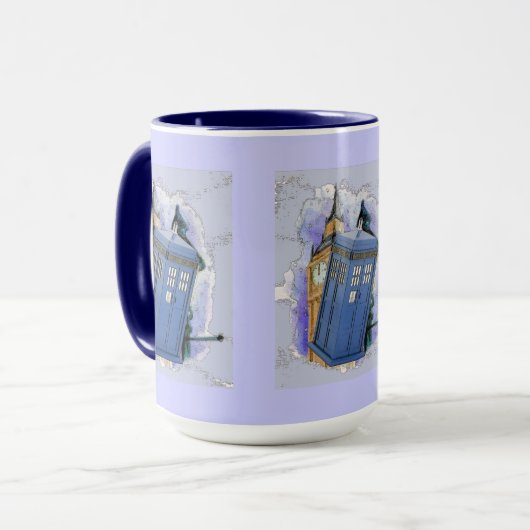 British Police Call Box Mok (Voorkant links)