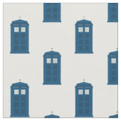 British Police Call Box Stof (Close Up)