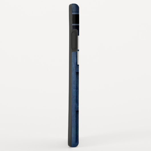 British Police Phone Call Box Retro 1960s Pattern Case-Mate iPhone Case (Achterkant/rechts)