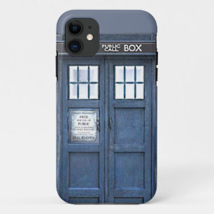 British Police Public Call Box Blue iPhone 5 Hoesj Case-Mate iPhone Case