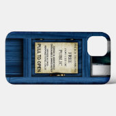 British Police Public Call Box iPhone Tough Hoesje (Achterkant (horizontaal))