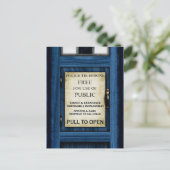 British Police Public Call Box Sign Art Briefkaart (Staand voorkant)