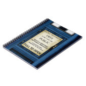 British Police Public Call Box Sign Notebook 2 Notitieboek (Linkerzijde)