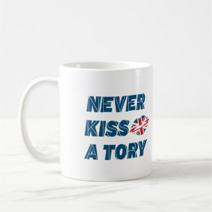 British Politics - Nooit een verhaal kussen Koffiemok