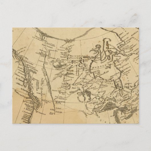 British Possessions in Amerika Briefkaart (Voorkant)