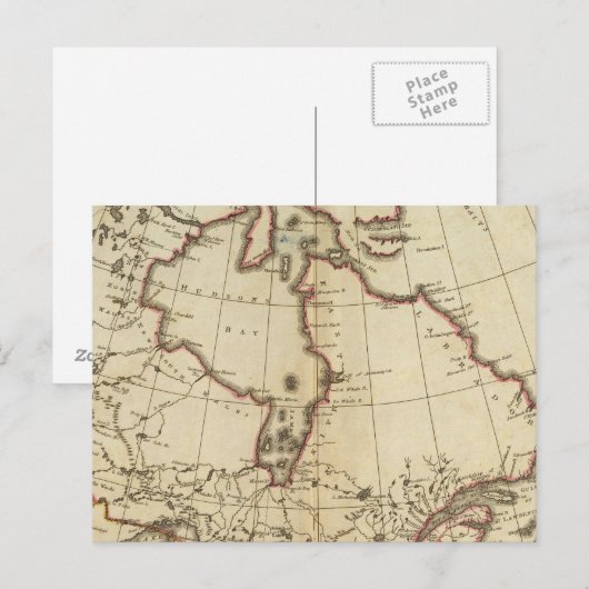 British Possessions in Noord-Amerika Briefkaart (Voorkant / Achterkant)