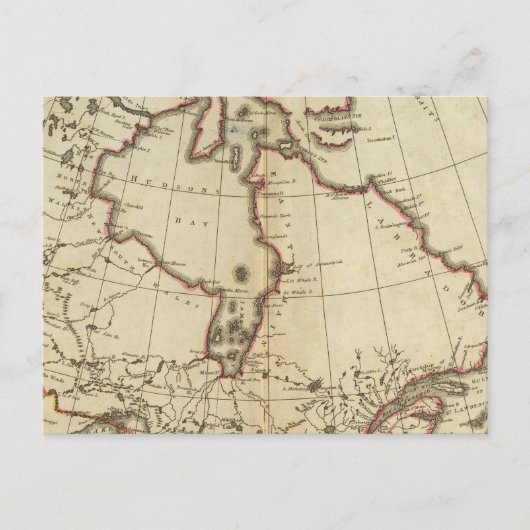 British Possessions in Noord-Amerika Briefkaart (Voorkant)