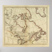 British Possessions in Noord-Amerika Poster (Voorkant)