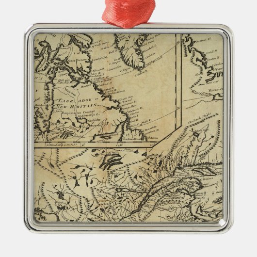 British Possessions in North America 2 Metalen Ornament (Voorkant)